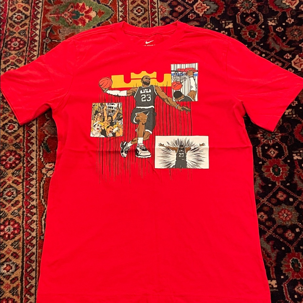 Nike Red Graphic Short Sleeve Tee